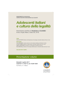 Locandina A3 Adolescenti italiani e cultura della