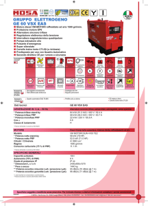 GRUPPO ELETTROGENO GE 60 VSX EAS