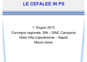 Cefalea in Pronto Soccorso