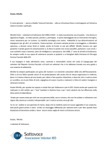 Grazie, Mirella Ci sono persone – penso a Madre Teresa di Calcutta