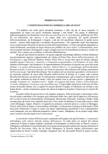 PERRINI MATTEO L`ESISTENZIALISMO DA KIERKEGAARD AD OGGI