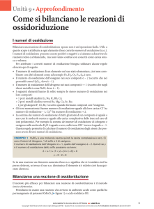 Come si bilanciano le reazioni di ossidoriduzione