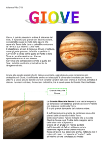 Arianna Villa 3°B Giove, il quinto pianeta in