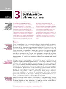 Anselmo d`Aosta, Dall`idea di Dio alla sua esistenza