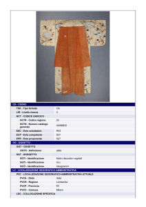 Scheda completa - Catalogo Generale dei Beni Culturali