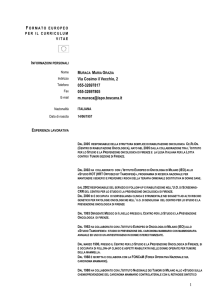CV_Muraca_EU 2015 - Istituto per lo Studio e la Prevenzione