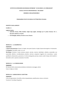 istituto professionale “del rosso i - ISIS `R. Del Rosso