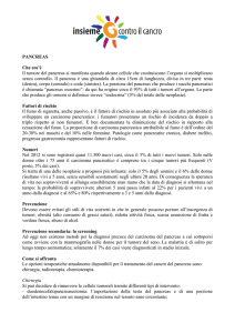 Pancreas - Insieme contro il cancro