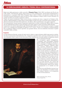 LA GERUSALEMME LIBERATA: POEMA DELLA CONTRORIFORMA
