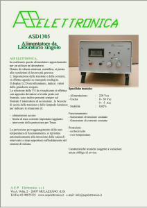 ASD1305 Alimentatore da Laboratorio singolo