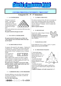 Testi CE - Università Bocconi