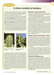 Il clima modella la biosfera - Istituto Italiano Edizioni Atlas