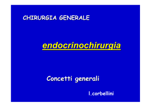 CHIRURGIA ENDOCRINA per lezione