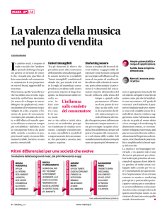 La valenza della musica nel punto di vendita