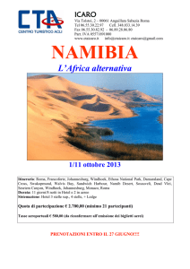 namibia - CTA Circolo Turisti Associati ICARO