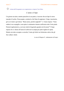 L`asino e il lupo