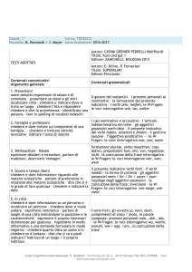 Programma di Tedesco - Liceo Linguistico Internazionale