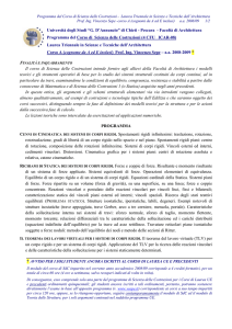 Corso di Scienza delle Costruzioni