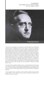 La psicanalisi. Non temete ch`io ve ne parli troppo.