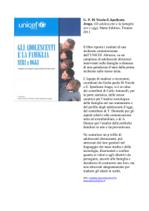 G. P. Di Nicola-E.Spedicato Jengo, Gli adolescenti e la famiglia ieri