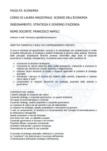corso di laurea