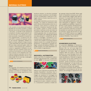 Prodotti a confronto: pulsanteria