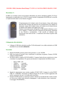 USO DEL CBR - Laboratorio di fisica