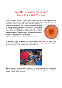 Progetto la scienza che ci piace Classi 4° A e B di Trobaso