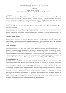 Esercitazioni: Dott.ssa Sandra Lucente, Dott. Lorenzo D`Ambrosio