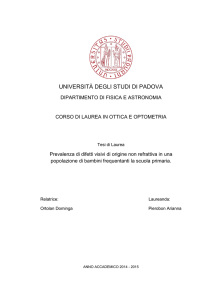 UNIVERSITÀ DEGLI STUDI DI PADOVA