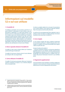 Informazioni sul modello S2 e sul suo utilizzo