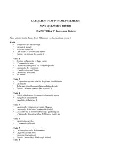 storia - Liceo Scientifico Pitagora | Selargius