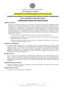 Comunicazione creativa per i beni culturali
