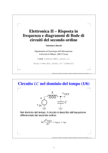Risposta in frequenza e diagrammi di Bode di circuiti