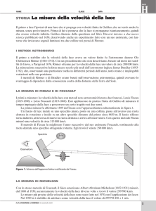 La misura della velocità della luce