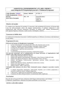 Assistenza infermieristica in area medica