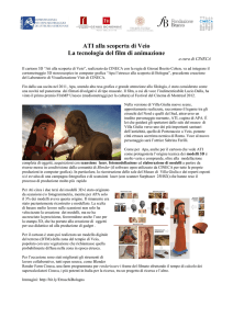 ATI alla scoperta di Veio La tecnologia del film di animazione