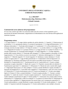 Orlandi Antonio - Corsi di Studio di Ingegneria