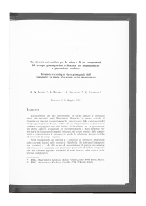 Un sistema automatico per la misura di tre componenti del campo