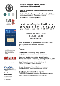 Antropologia Medica e strategie per la salute