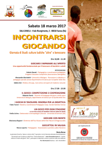 Volantino Seminario Studi Gioco 2017