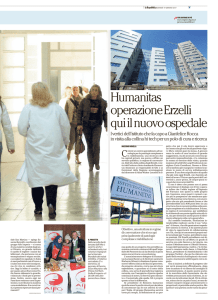 Humanitas operazione Erzelli qui il nuovo ospedale