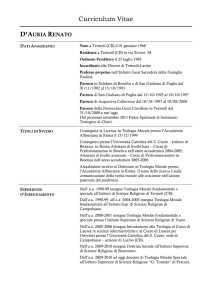 Curriculum Vitae D`AURIA RENATO
