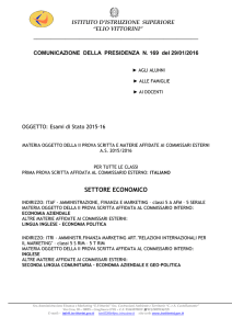 MATERIE ESAMI DI STATO