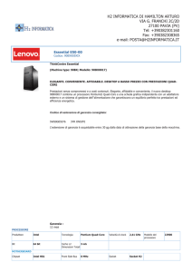 H2 INFORMATICA DI HAMILTON ARTURO VIA G. FRANCHI 2C/2D