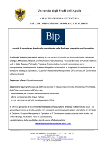 locandina per annunci bip - Università degli Studi dell`Aquila