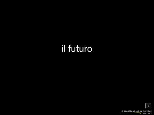 i verbi - Deutsches Institut Florenz