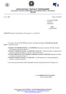 Circ. 160 - Progetto - Fuori del mio guscio