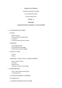 Programma di Italiano: CLASSE I C