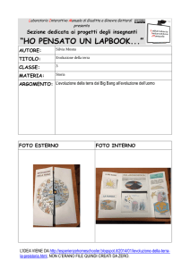 L`evoluzione della terra - Laboratorio Interattivo Manuale